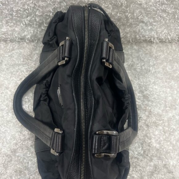 BURBERRY Nylon Check Shoulder Hand Bag - Picture 8 of 16